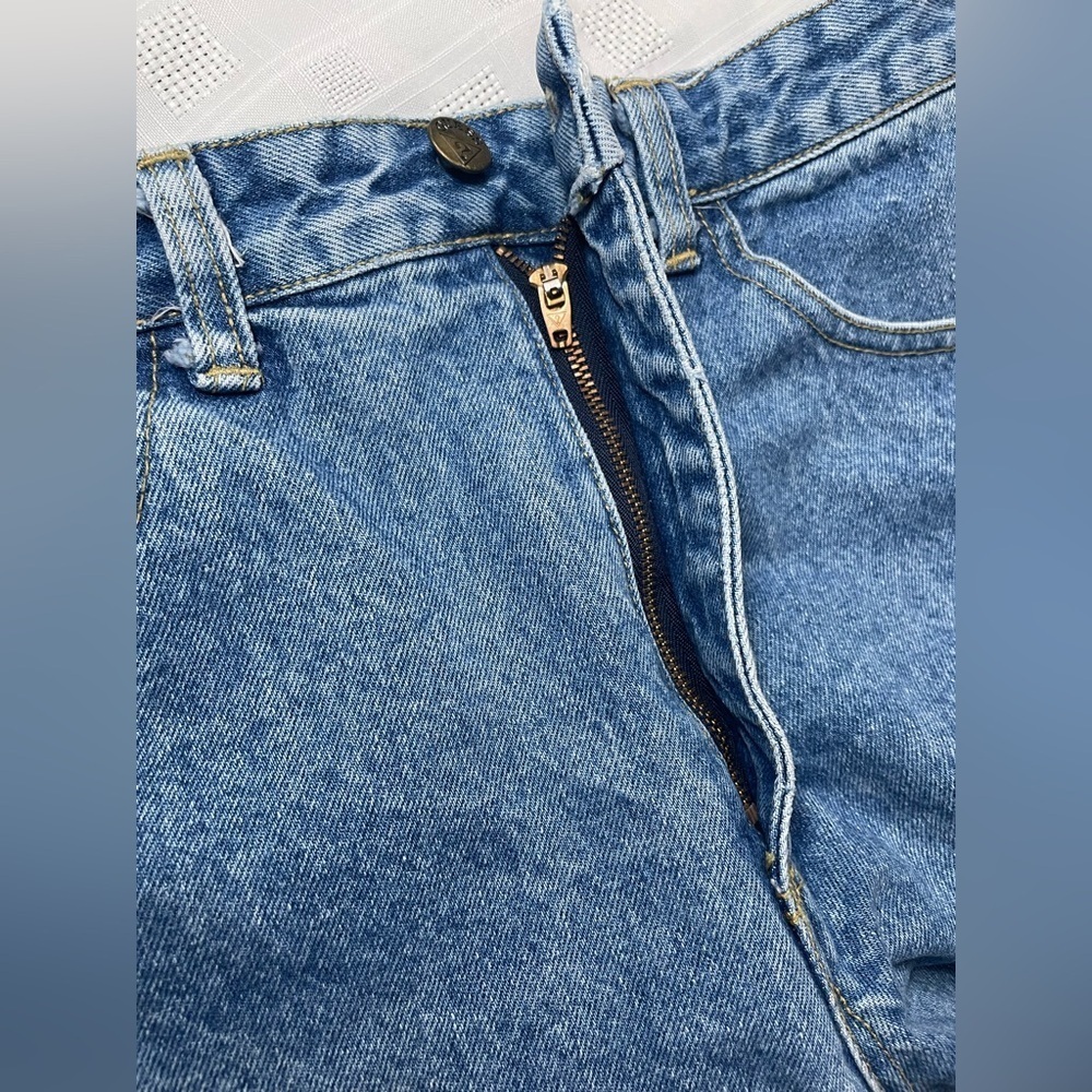Vintage GUESS Georges Marciano High Waist Jeans w/ Ankle Zippers Sz 30 USA Made - Picture 8 of 16
